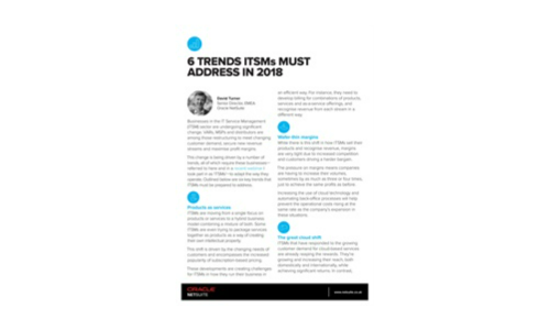 6 Trends ITSMs Must Address