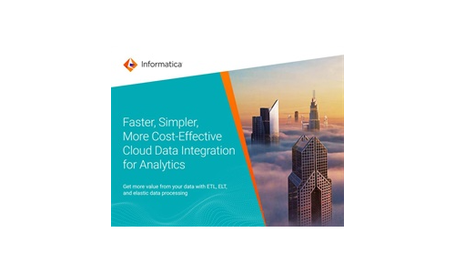 Faster, Simpler, More Cost-Effective Cloud Data Integration for Analytics