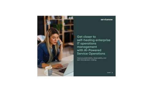 Get closer to self-healing enterprise IT operations management with AI-Powered Service Operations