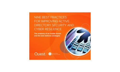 Nine Best Practices to Improve Active Directory Security and Cyber Resilience